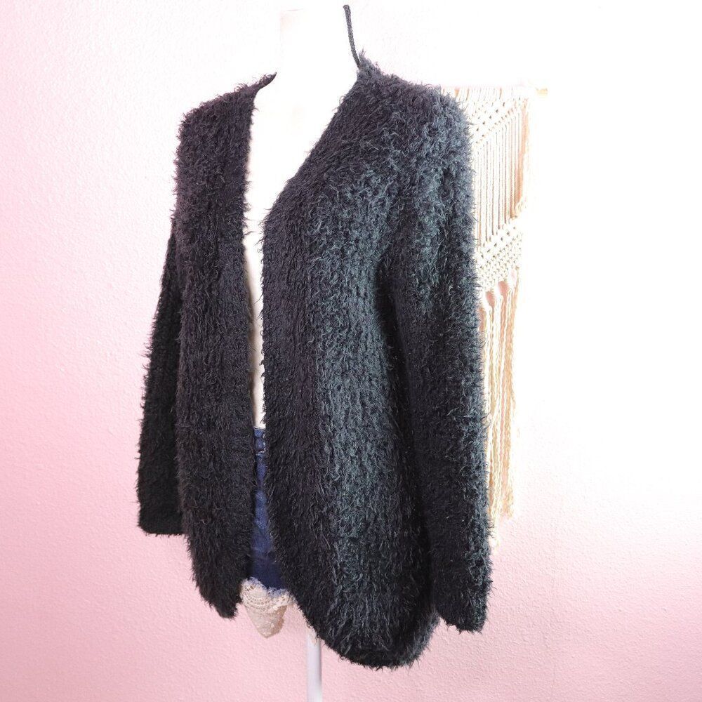 Kensie | Open Front Eyelash Cardigan Small